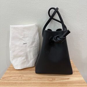 Vasic Large Bond Black Leather Bucket Bag Purse Standard Size Handbag Shoulder